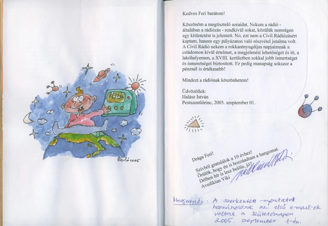 10 éves emlékkönyv